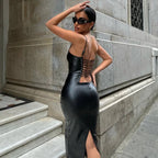 Solid Bandage Party Dress image 4