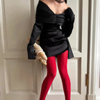 Elegant Party Off Shoulder Slim Mini Sexy Red Dresses Novelty Party Dress image 2