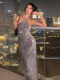 3D Flowers Sequins Sleeveless Party Dress image 1