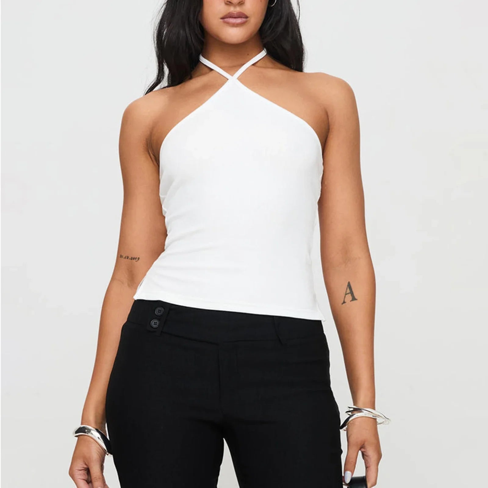 Bow Lace Trim Fairy Crop Top image 7