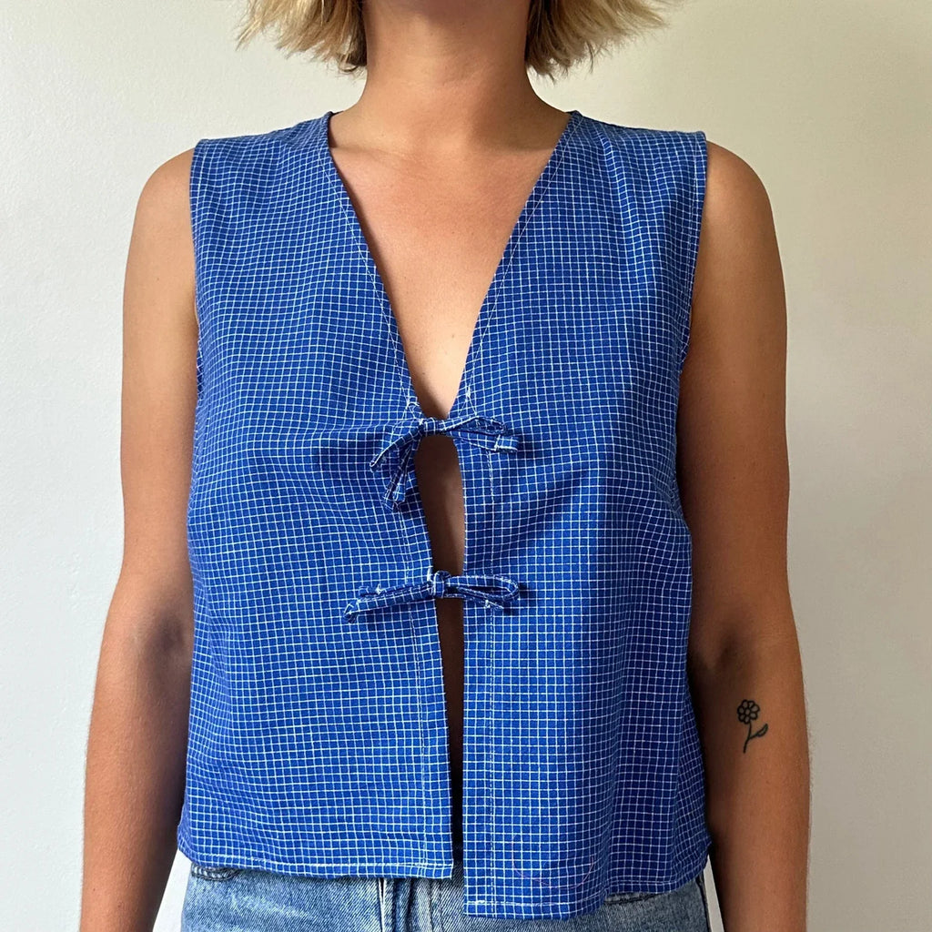 Tie-Front Lace Camis Crop Top image 4