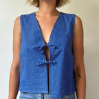 Tie-Front Lace Camis Crop Top image 4