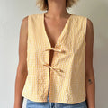 Tie-Front Lace Camis Crop Top image 2