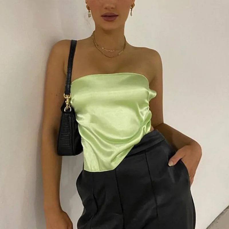 Strapless Bandage Bustier Crop Top image 3