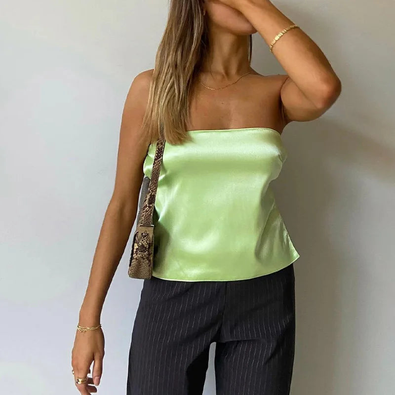 Strapless Bandage Bustier Crop Top image 4