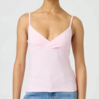 Spaghetti Strap V-Neck Crop Top image 2