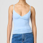 Spaghetti Strap V-Neck Crop Top image 6