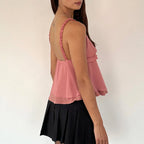 Frill Ruffle Square Crop Top image 4