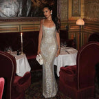 Rhinestone Chic Backless Party Dress image 2