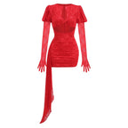 Lace Bodycon Mini Party Dress image 6
