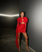 Lace Bodycon Mini Party Dress image 3