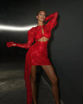 Lace Bodycon Mini Party Dress image 2