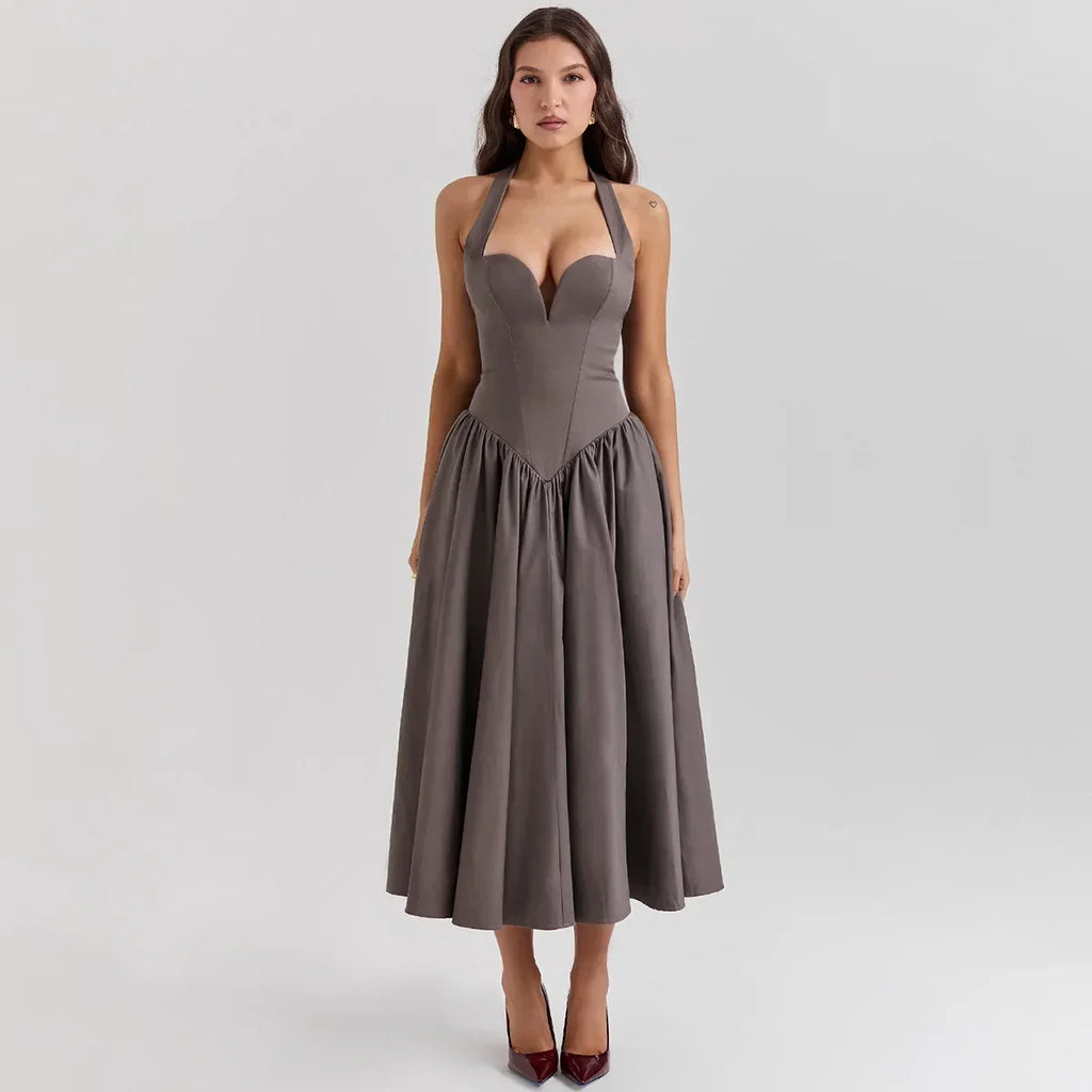 Elegant Fit and Flare Casual Sexy Party Dress image 7