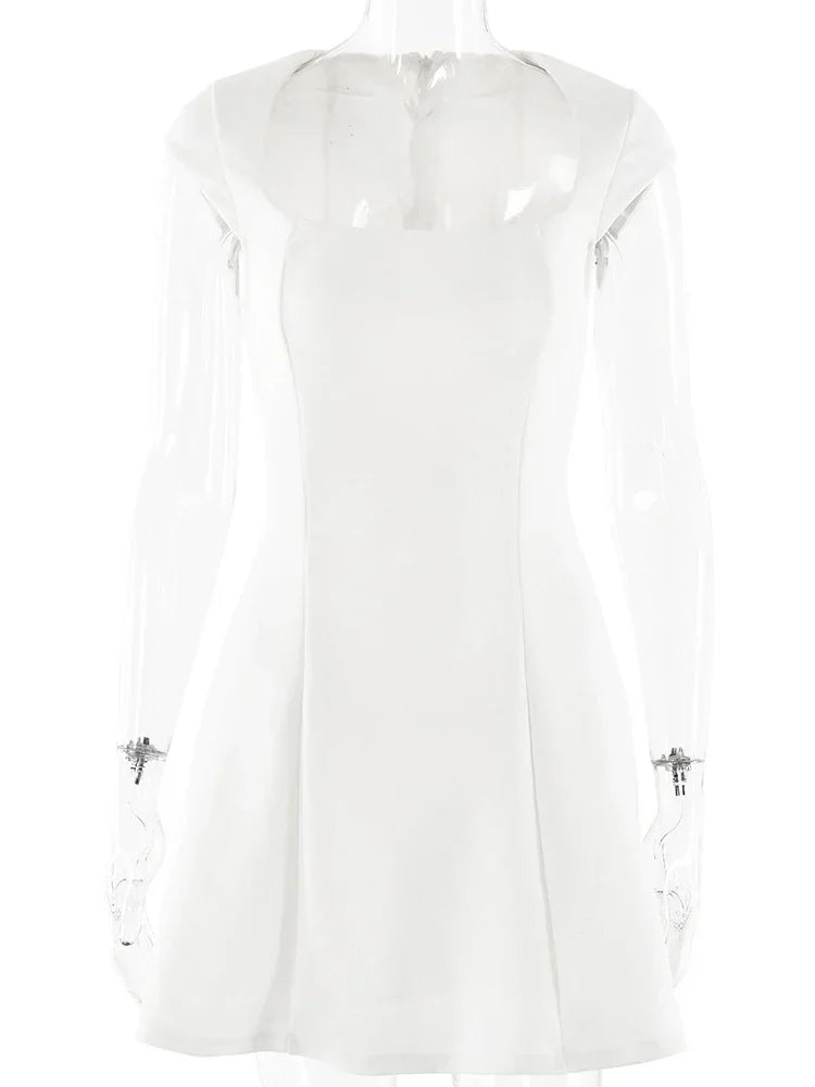 Elegant Backless Bodycon Mini Party Dress image 5
