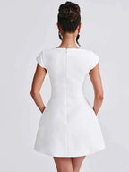 Elegant Backless Bodycon Mini Party Dress image 4