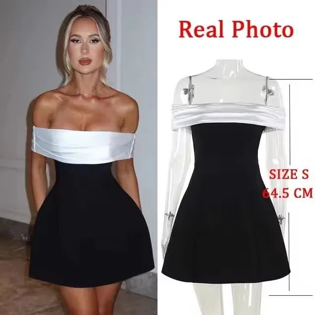Bow Backless Strapless Party Dress image 15