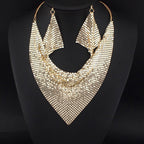 Leopard Print Sequin Triangle Scarf NeckLace image 6