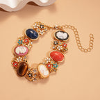 Rhinestone Resin Flower Colorful Bracelet image 3