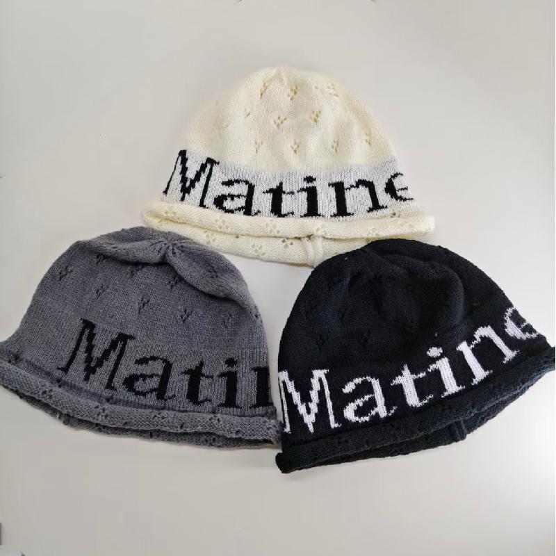 Stylish Letter Warm Slouchy Knitted Hat image 7