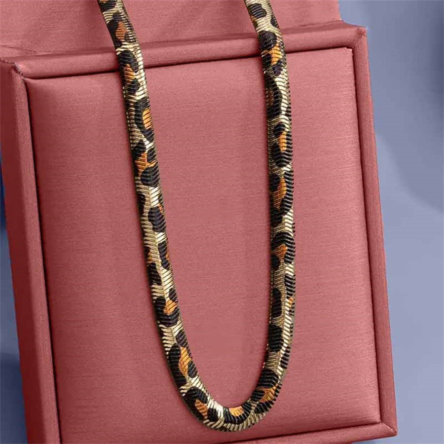Fashion Leopard Print Choker NeckLace image 3
