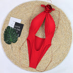 Chic Floral Embroidery Cut Out One Piece Swimwear image 5
