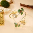 Irregular Cutout Butterfly Floral Bracelet image 15