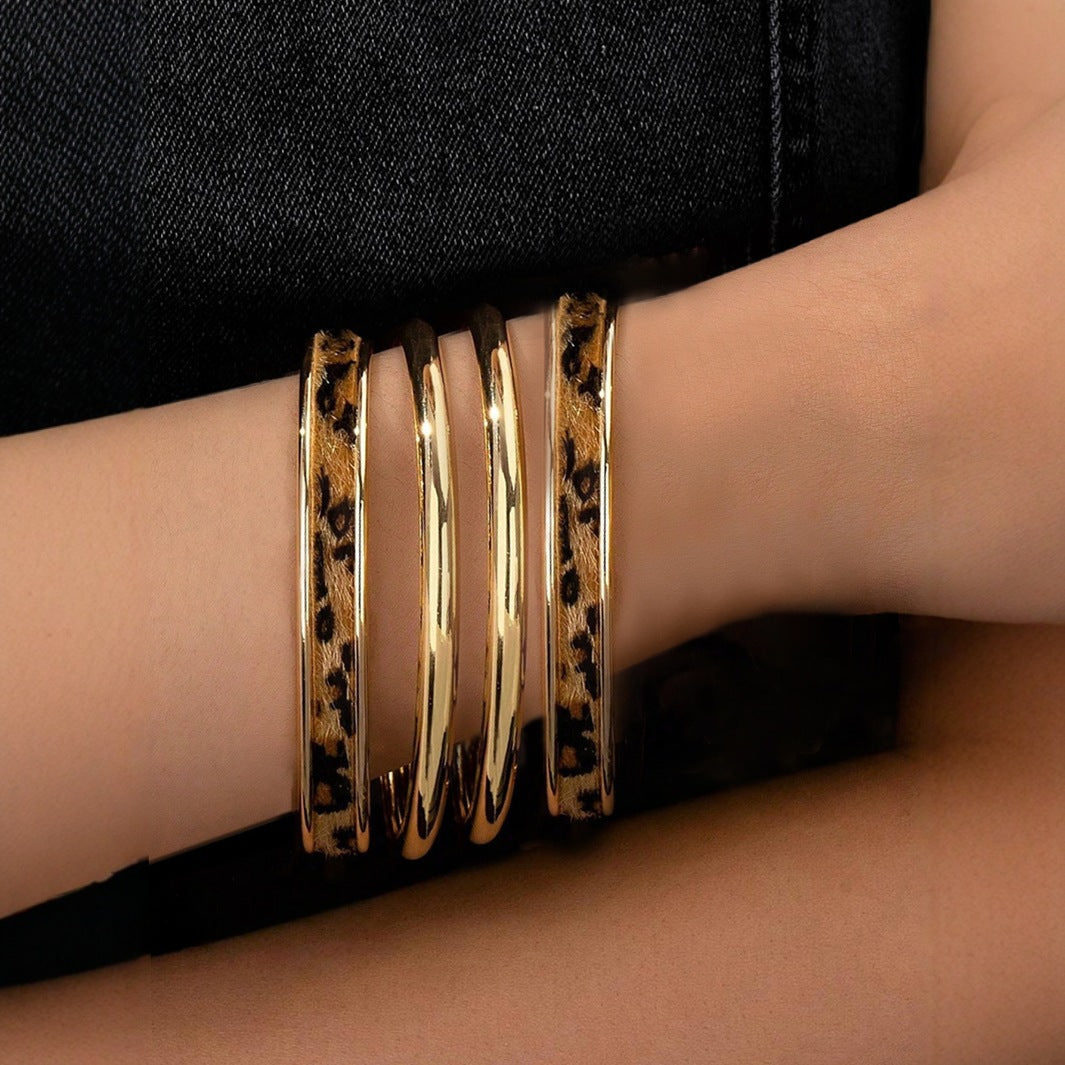 Sweet Cool Leopard Print Smooth Bracelet image 2