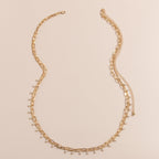 Faux Pearl Waist Chain Retro Multi Layer Geometric Body Chain image 4