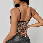 Chic Sexy Lace Sequin Leopard Cami Top image 4