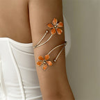 Oil Dripping Flower Open Bracelet image 10