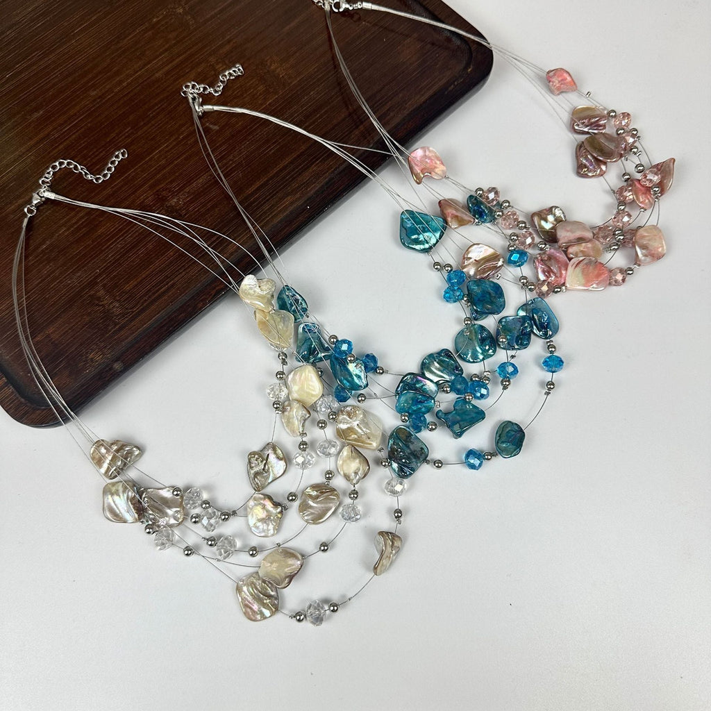Shell Irregular Boho Minimal NeckLace image 6