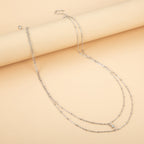 Thin Chain Rhinestone Metal Waist Body Chain image 7