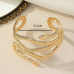 Punk Metal Snake Wrap Bracelet image 2