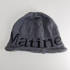 Stylish Letter Warm Slouchy Knitted Hat image 2