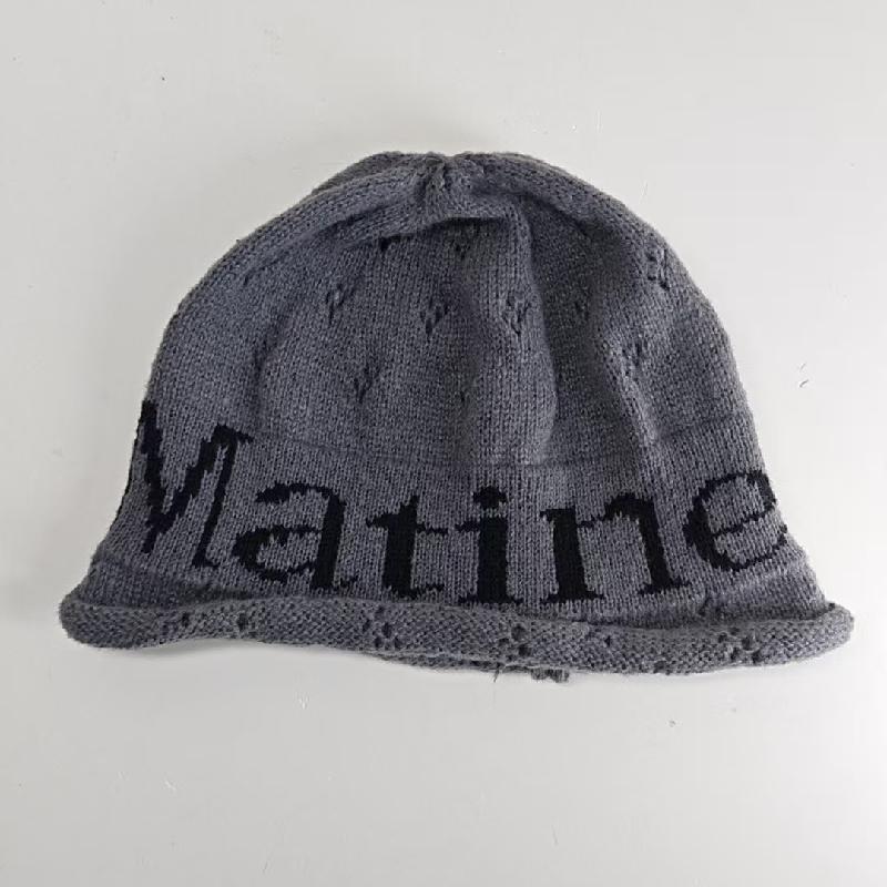 Stylish Letter Warm Slouchy Knitted Hat image 2