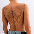 Sexy Metal Chain Tassel Back Body Chain image 1