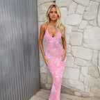 Printed Cami Bodycon Dress image 9