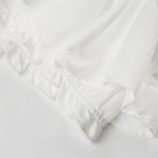 Color Block Low Waist Belt Ruffle A Line Mini Skirt image 6