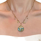 Vintage Boho Beaded Layered NeckLace image 4