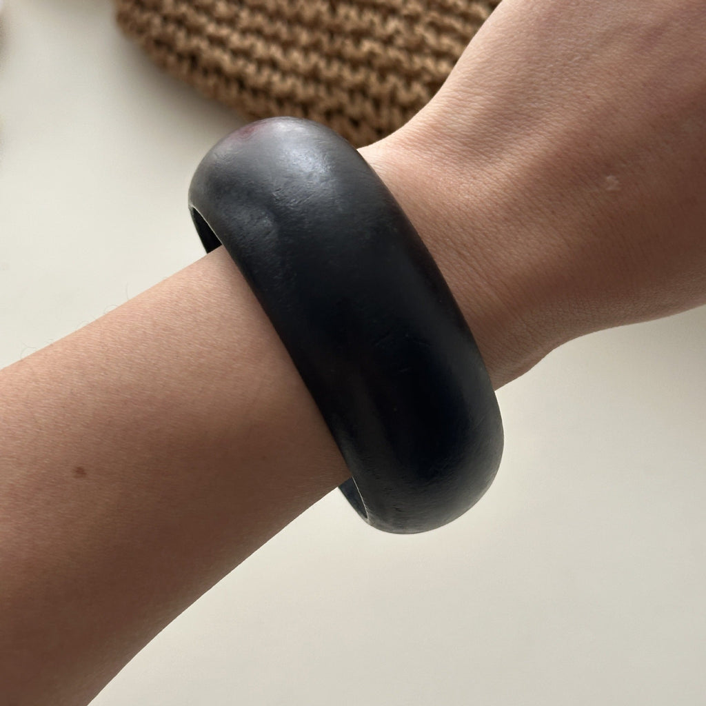 Resin Oval Wide Geometric Leopard Bracelet image 4