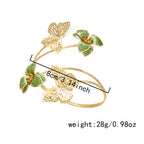 Irregular Cutout Butterfly Floral Bracelet image 16