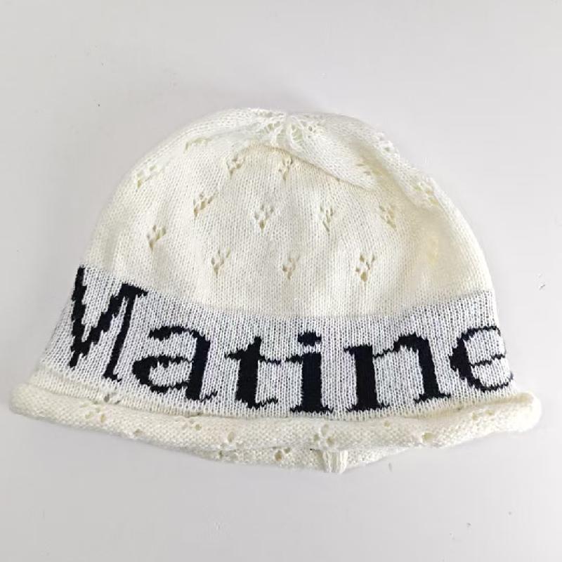 Stylish Letter Warm Slouchy Knitted Hat image 4