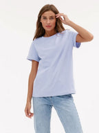 Minimalist Casual Solid Crew Neck T-shirt image 14