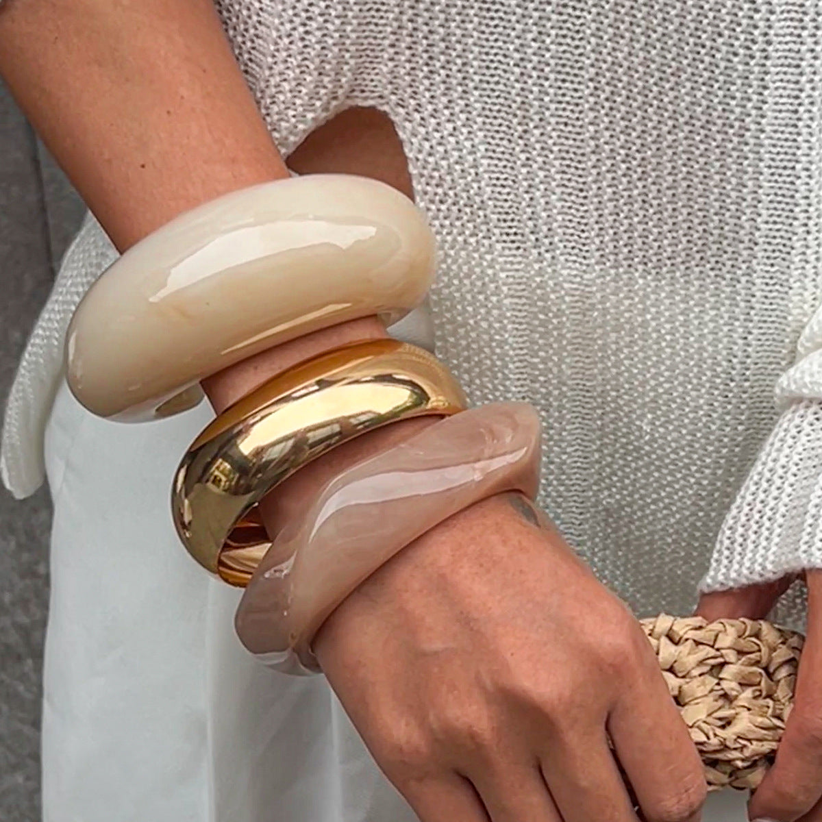 Smooth Vintage Geometric Bracelet image 1