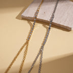 Rhinestone Geometric Body Chain NeckLace image 5