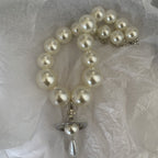 Big Pearl Drop Pendant Vintage Baroque NeckLace image 2