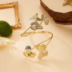 Irregular Cutout Butterfly Floral Bracelet image 11