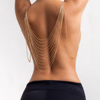 Sexy Metal Chain Tassel Back Body Chain image 2