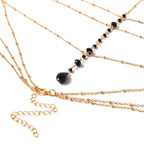 Sexy Multi Layer Crystal Minimalist Body Chain image 3