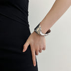 Metal Cross Wrap Irregular Open Bracelet image 3
